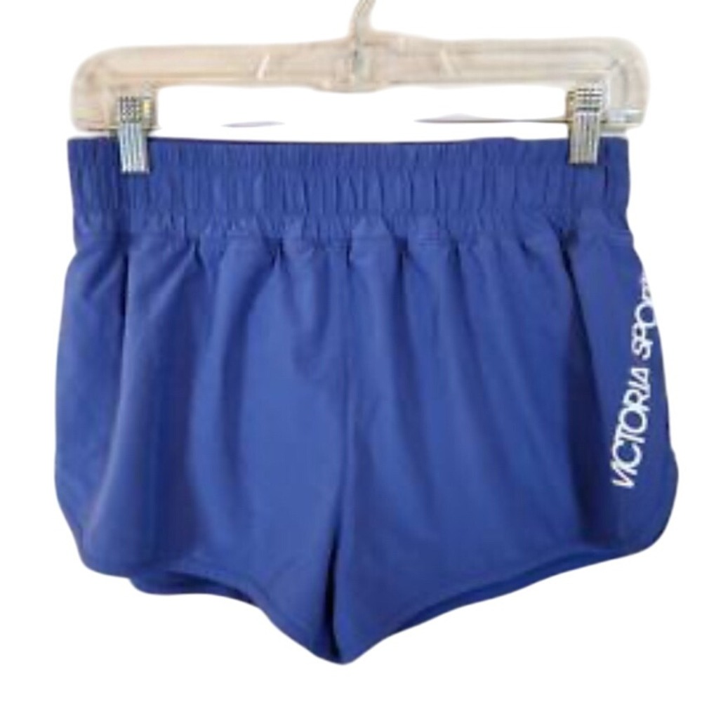 Victorias Secret Sport Womens Running Active Shorts Athletic Blue Size L